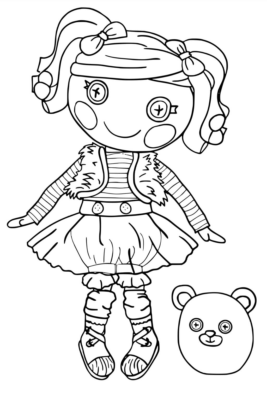 new lalaloopsy coloring pages