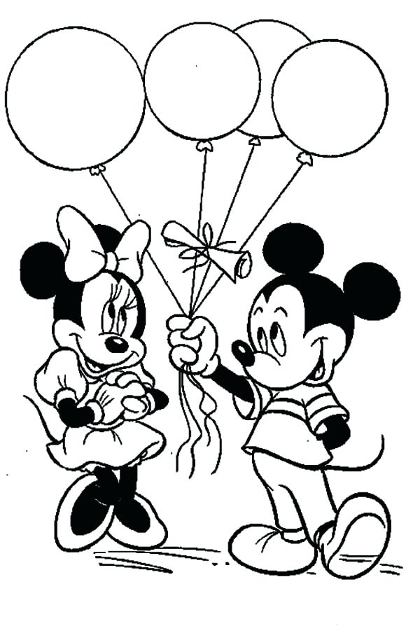 cute minnie mouse coloring pages