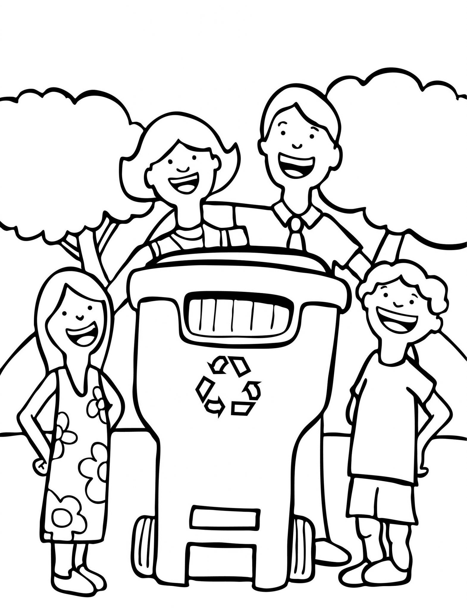 coloring pages for earth day