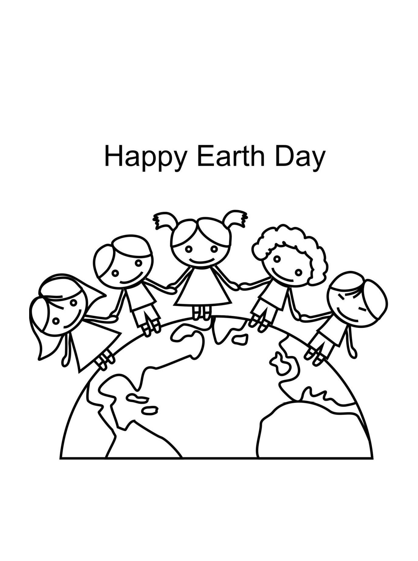 earth day coloring pages for preschoolers