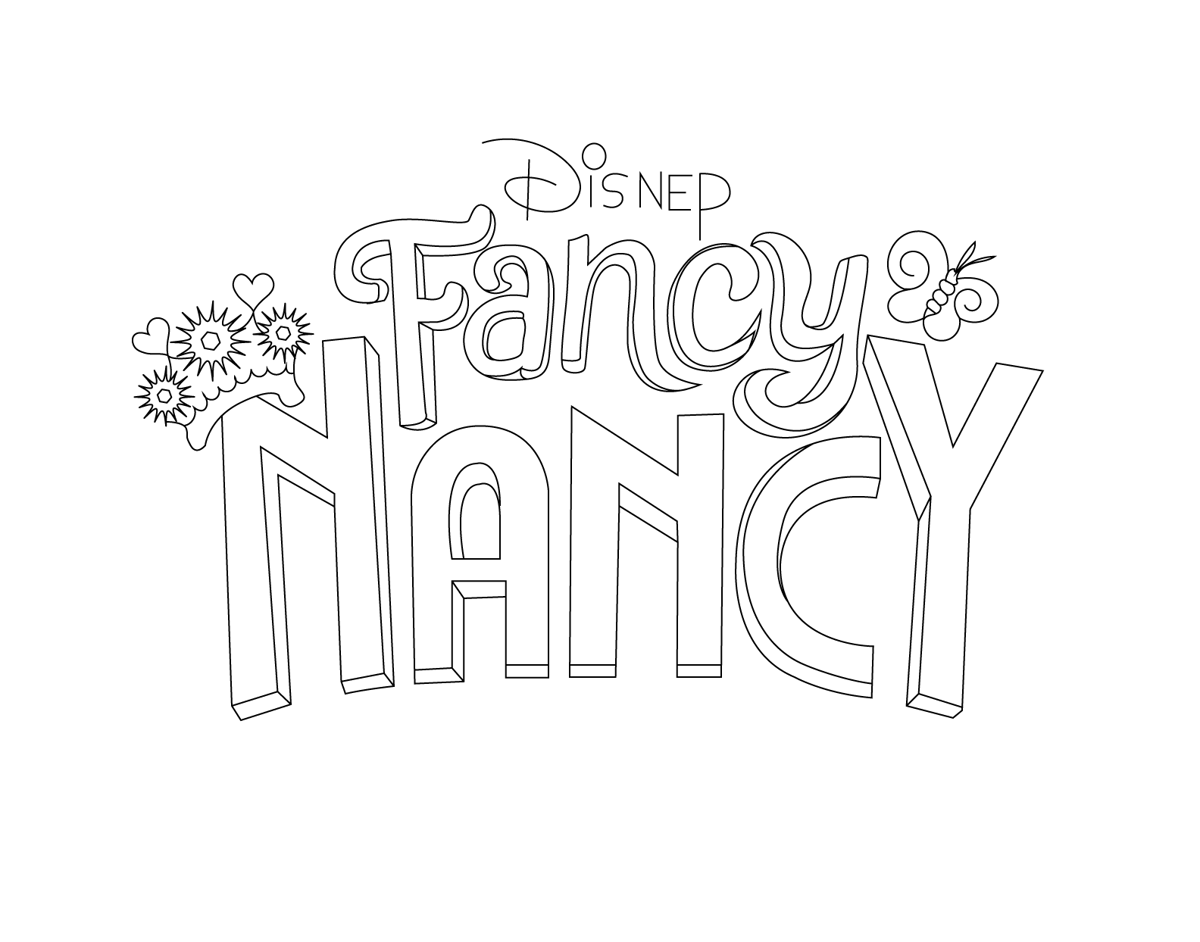 coloring pages fancy nancy