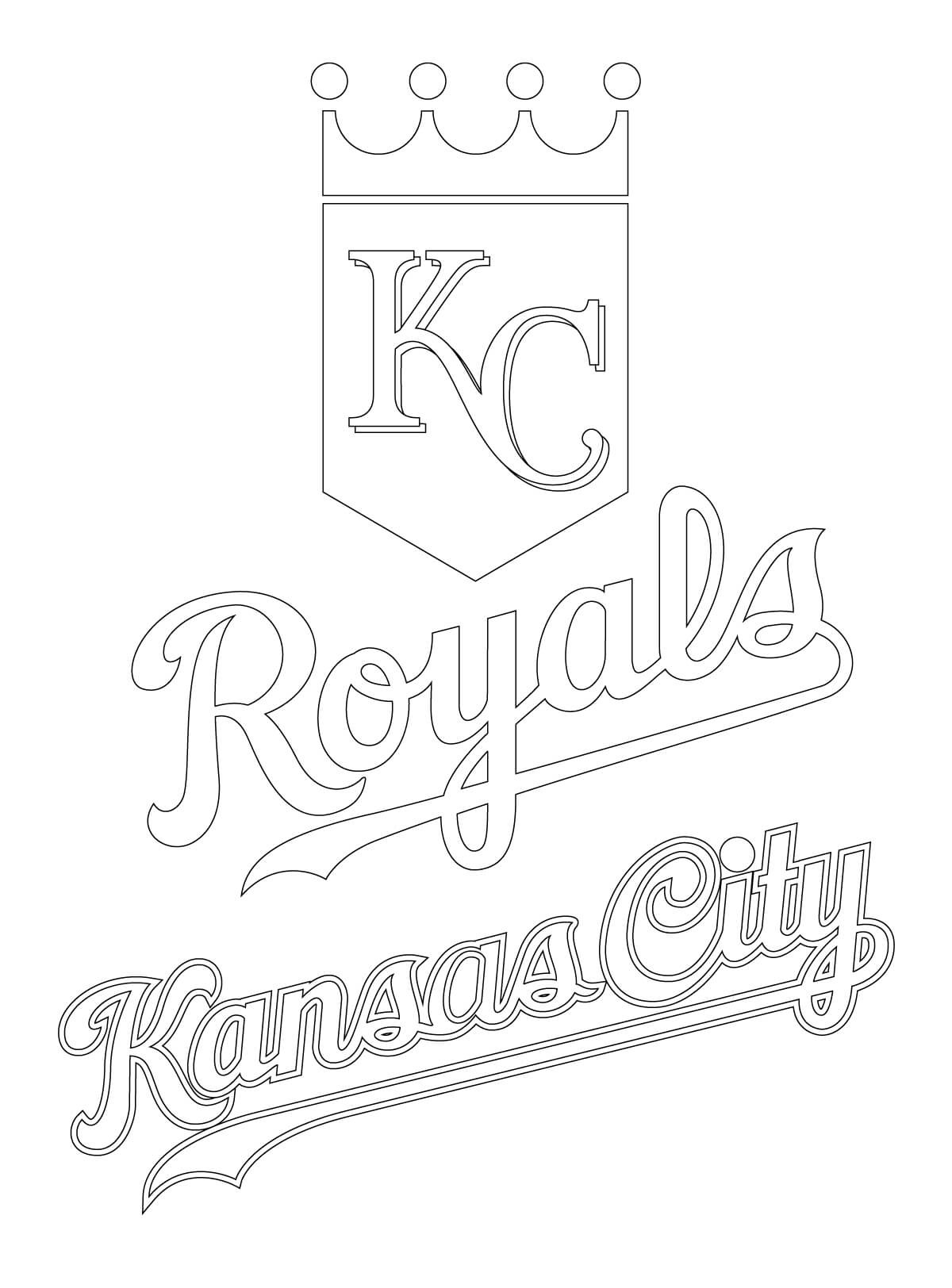 free kansas city royals coloring pages