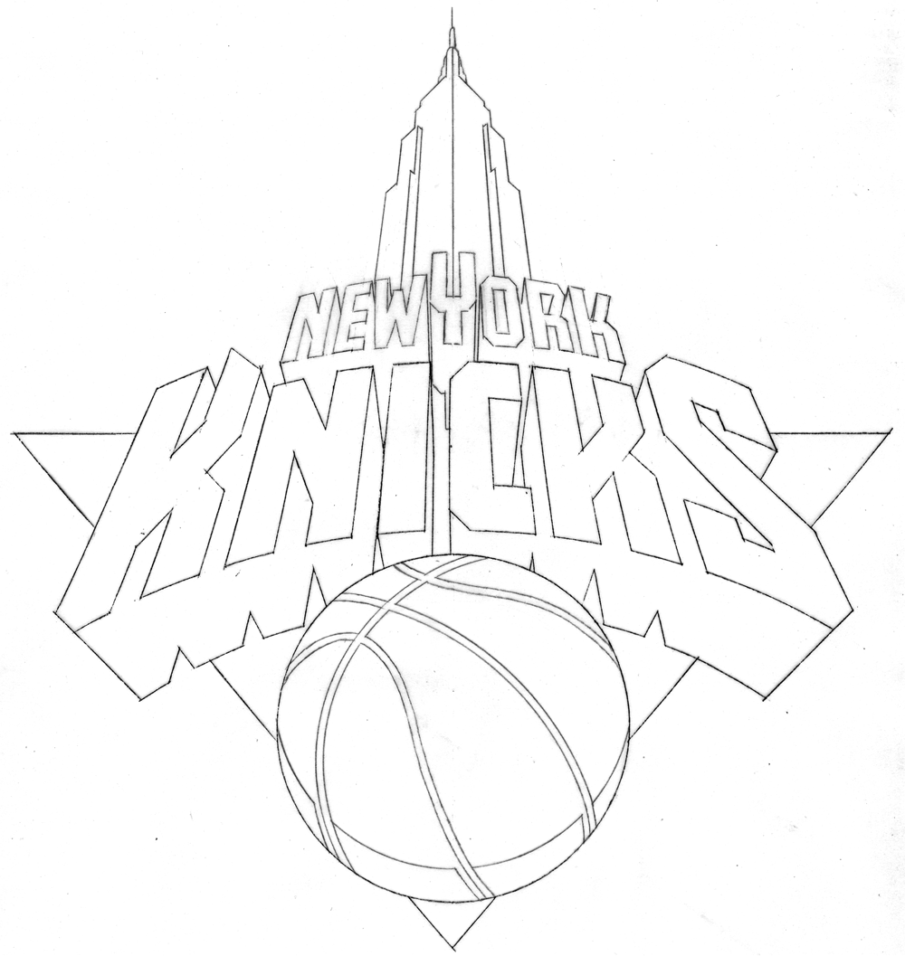 free new york knicks coloring pages