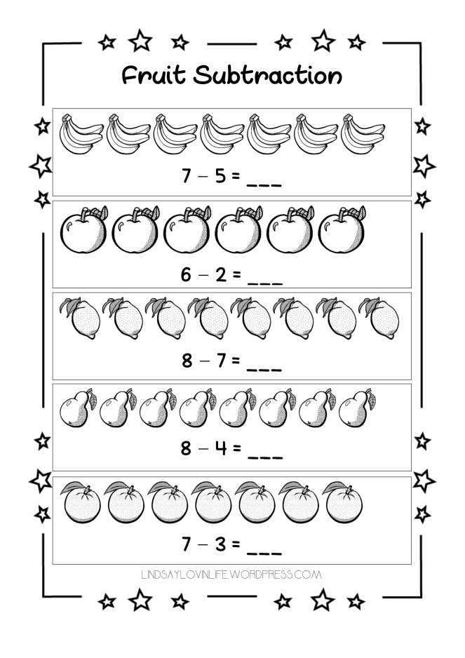 fruit subtraction