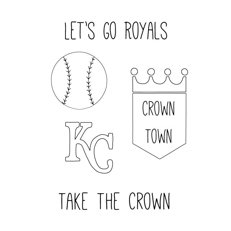 kansas city royals coloring pages