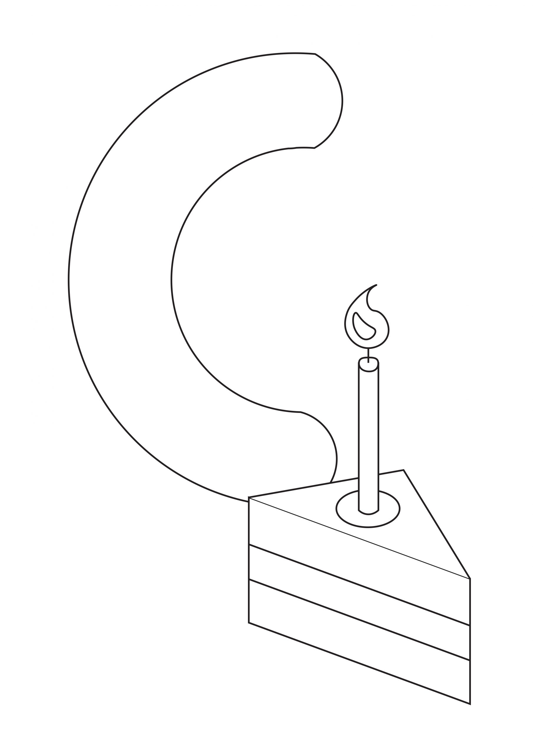 letter c coloring pages preschool