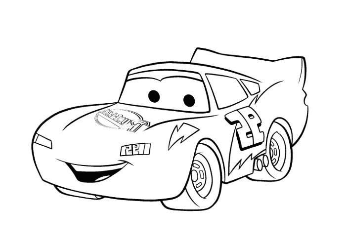 lightning mcqueen coloring page printable