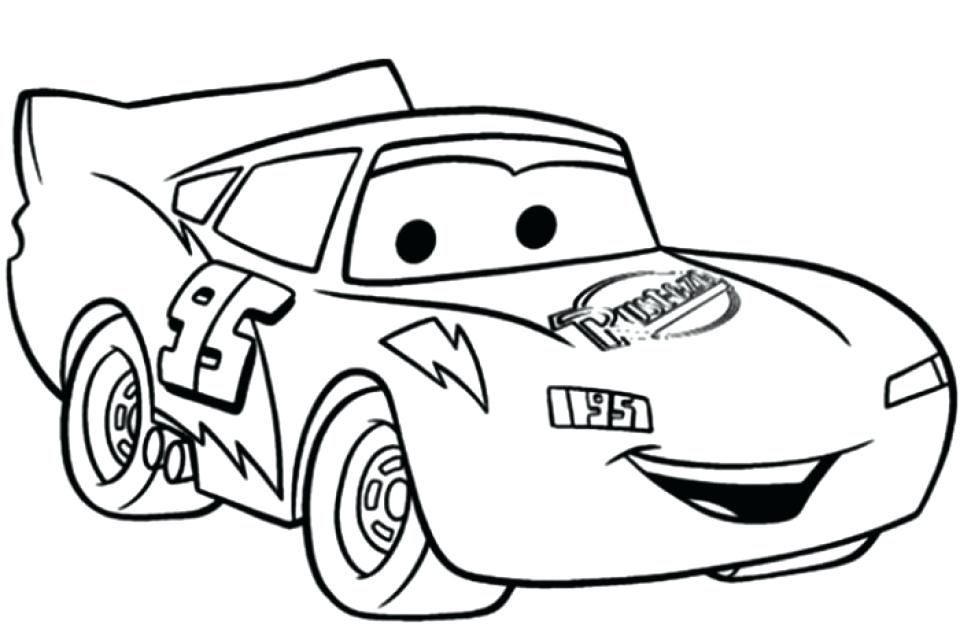 lightning mcqueen coloring page