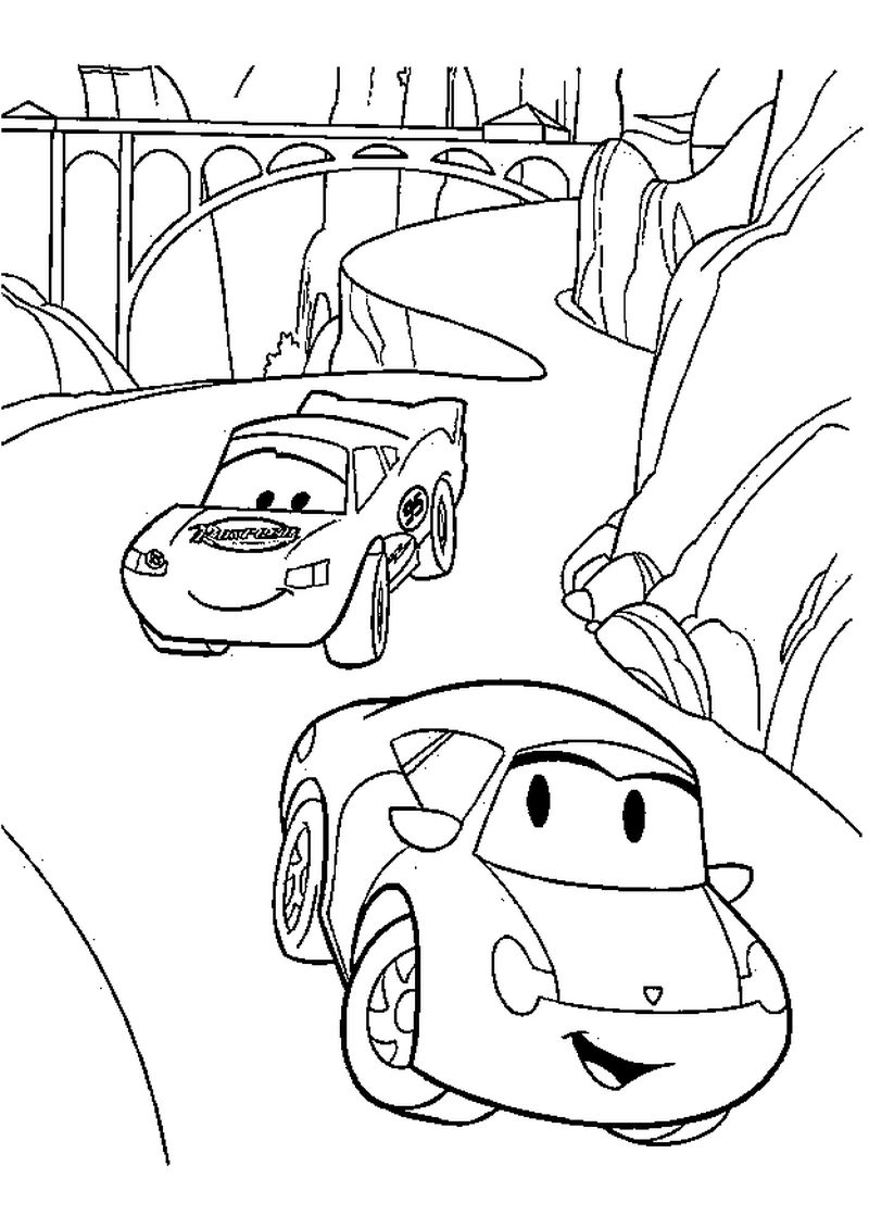 lightning mcqueen coloring