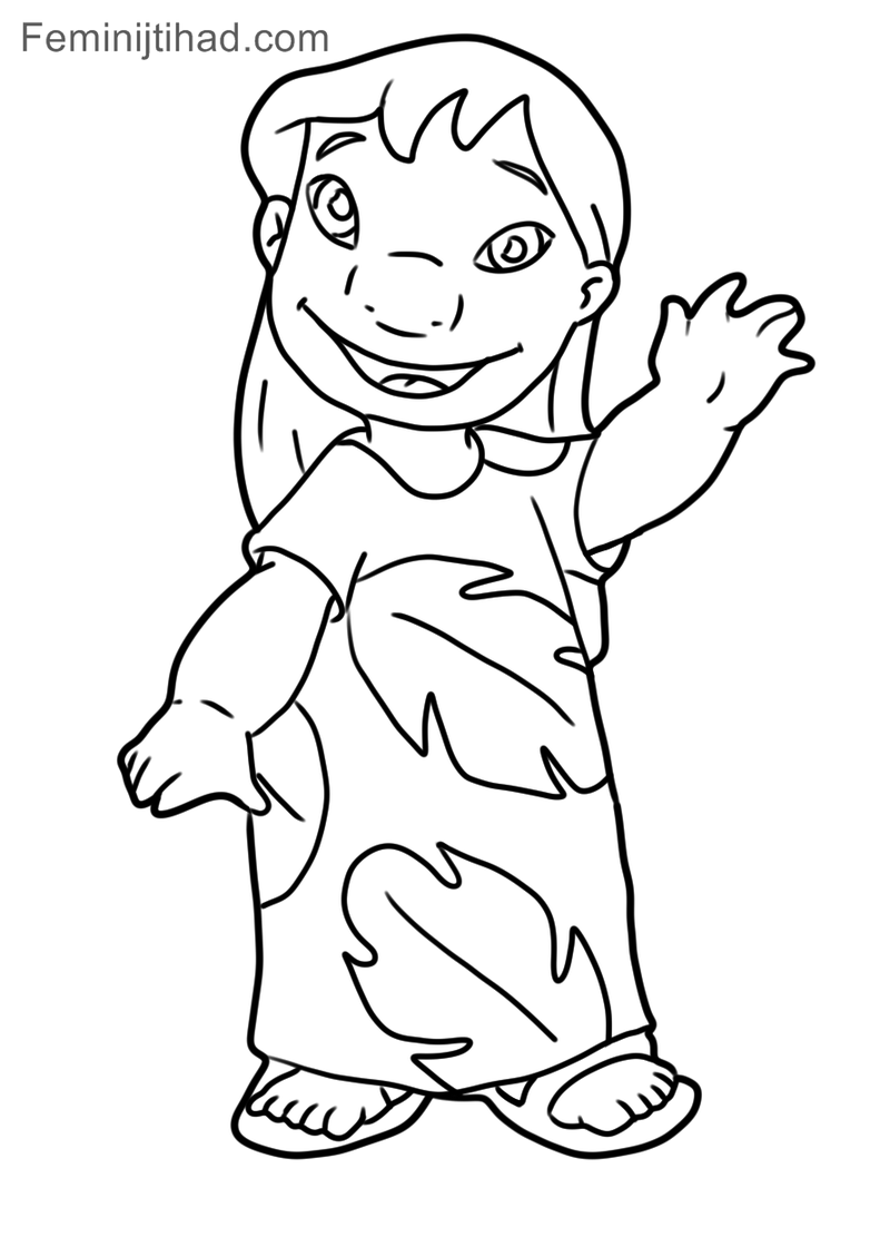 lilo and stitch coloring pages online