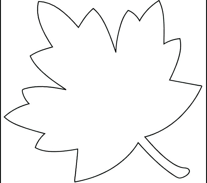 printable leaf coloring pages