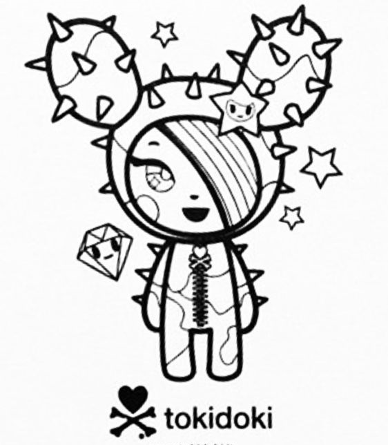 tokidoki aloha coloring pages