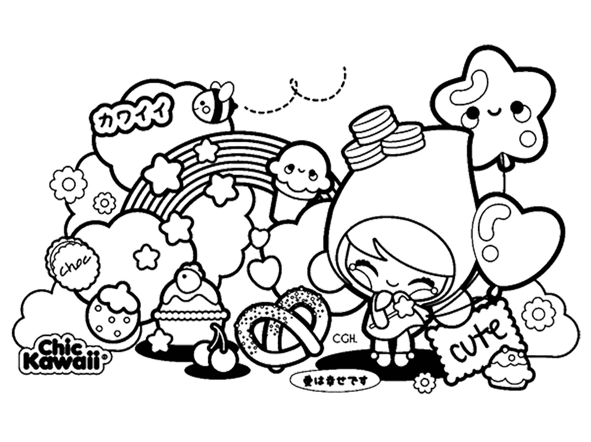 tokidoki coloring pages free