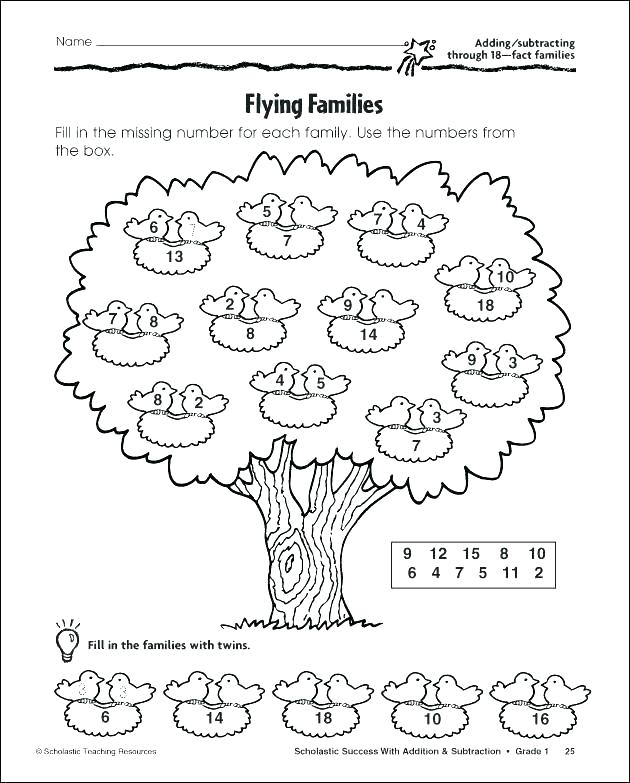 subtraction worksheet grade