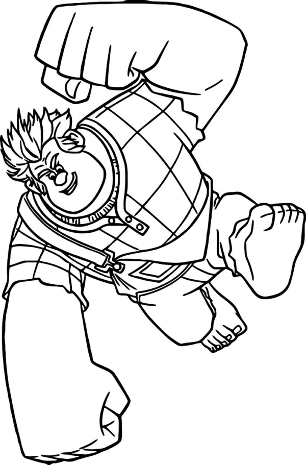 wreck it ralph coloring pages