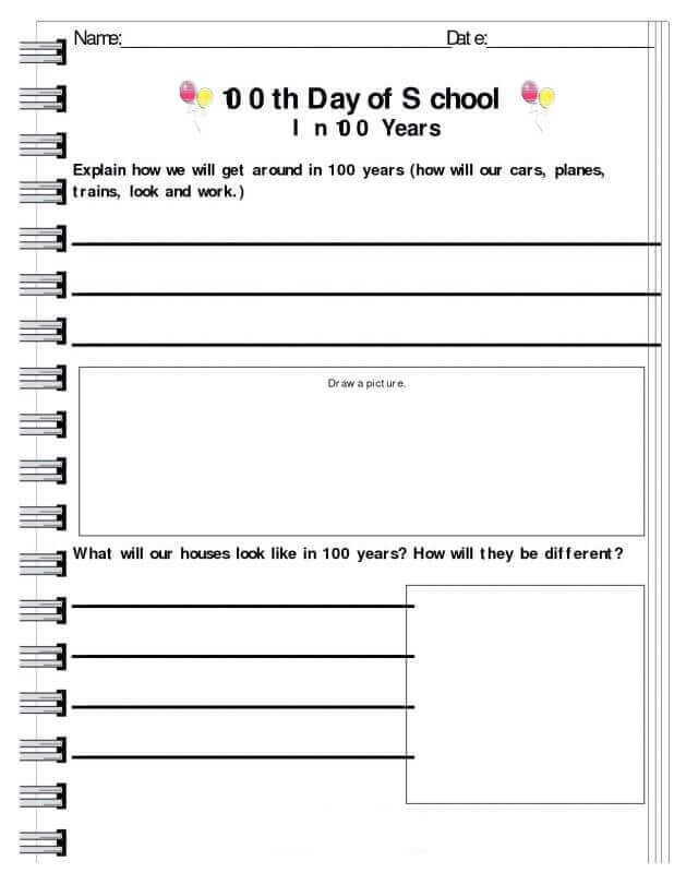 Days Of School Printables Worksheets