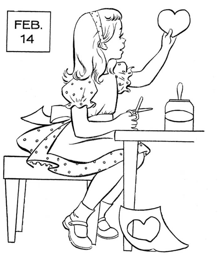 February Coloring Pages Free Printable