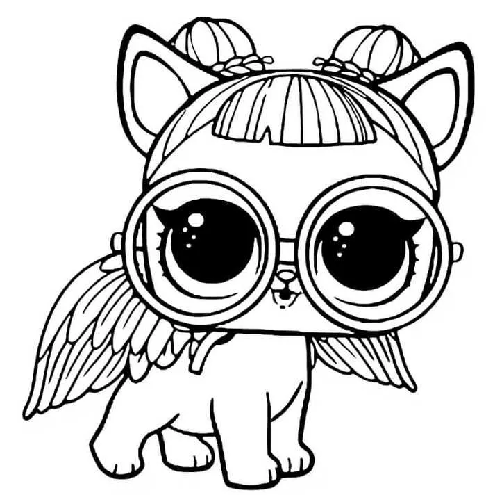 Lol Pets Coloring Pages Free Sugar Pup