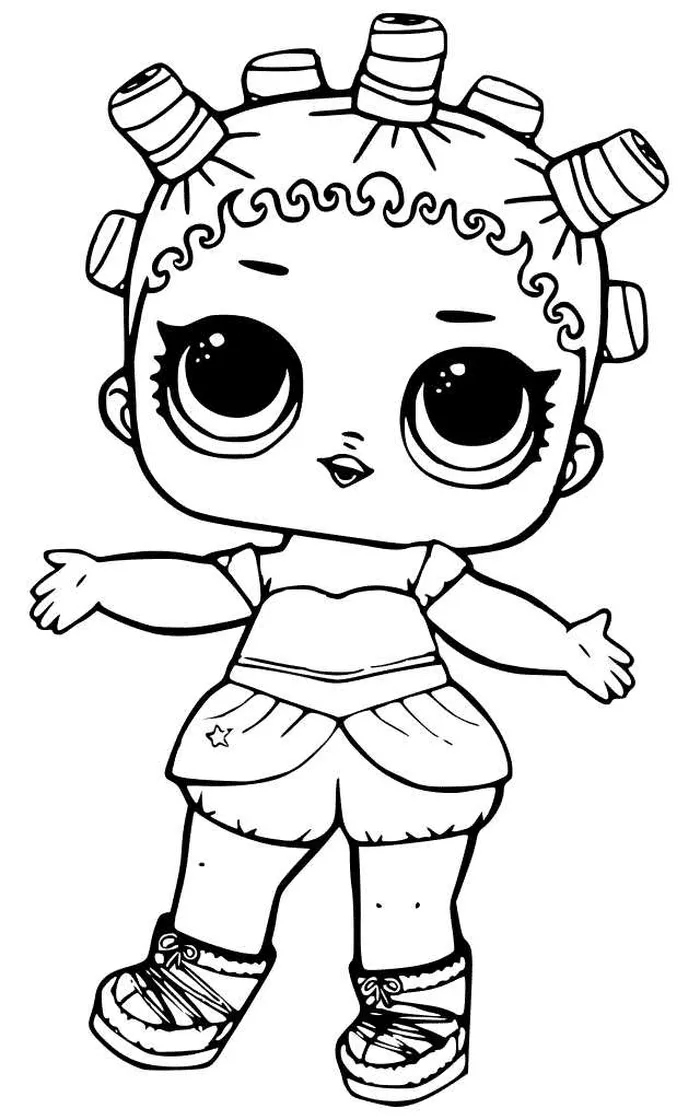 Printable Lol Surprise Doll Coloring Pages Cosmic Queen