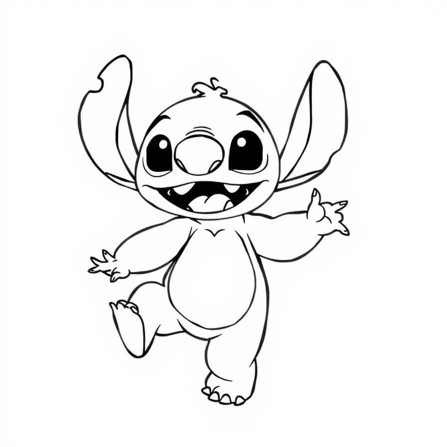 easy stitch coloring pages