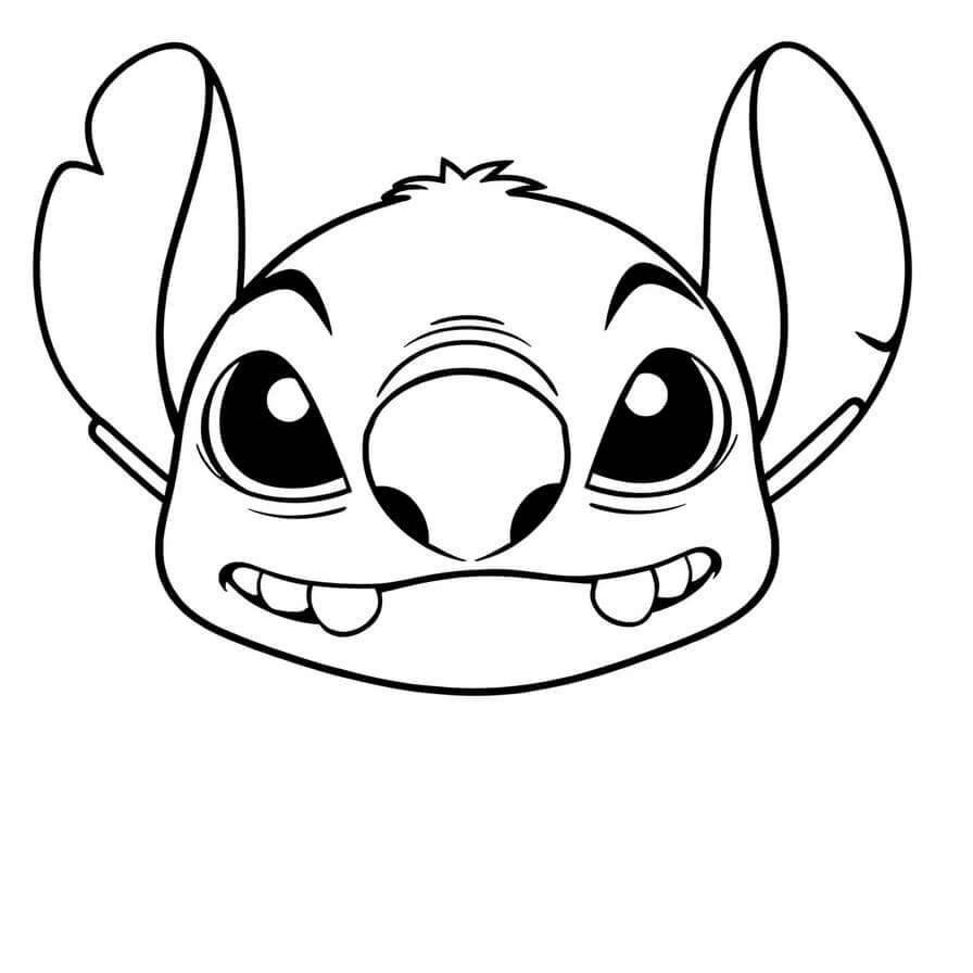 stitch coloring pages for toddlers