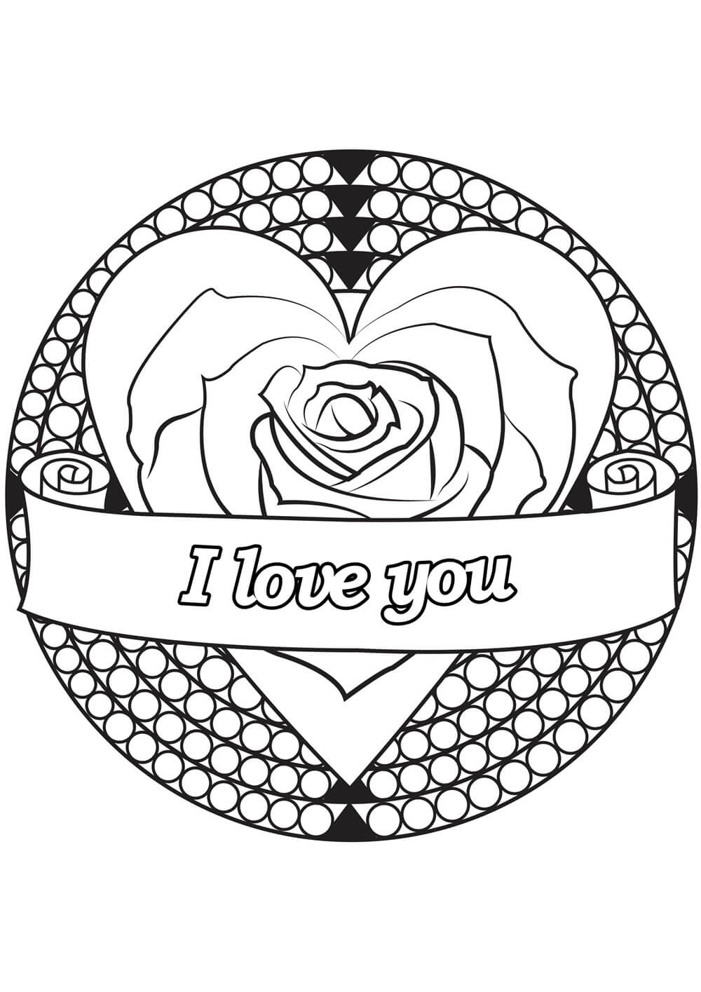 Printable Valentine Coloring Pages For Adults