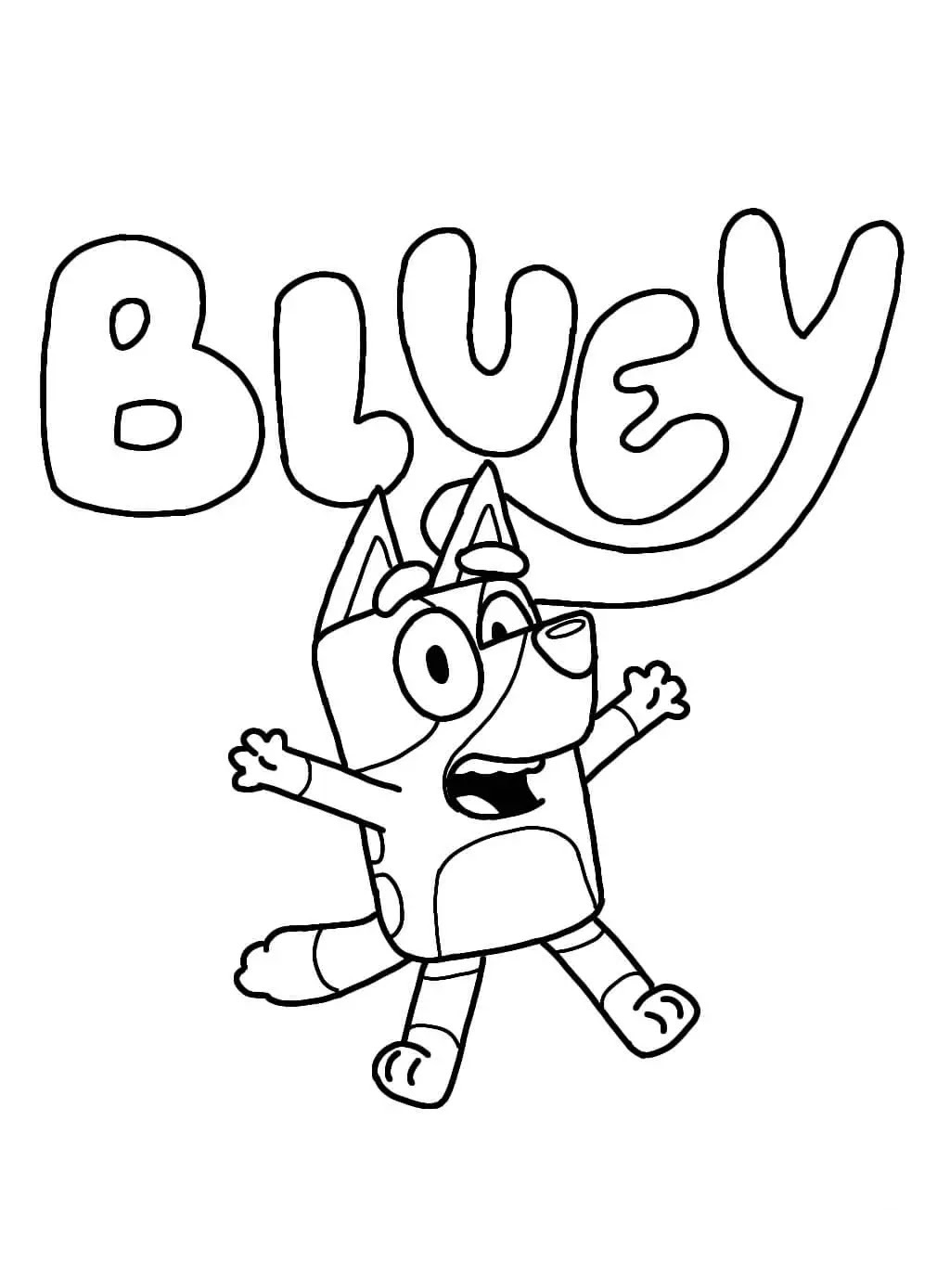 Bluey Printable Coloring Pages