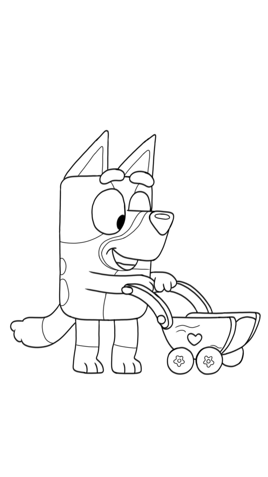 Free Bluey Coloring Pages