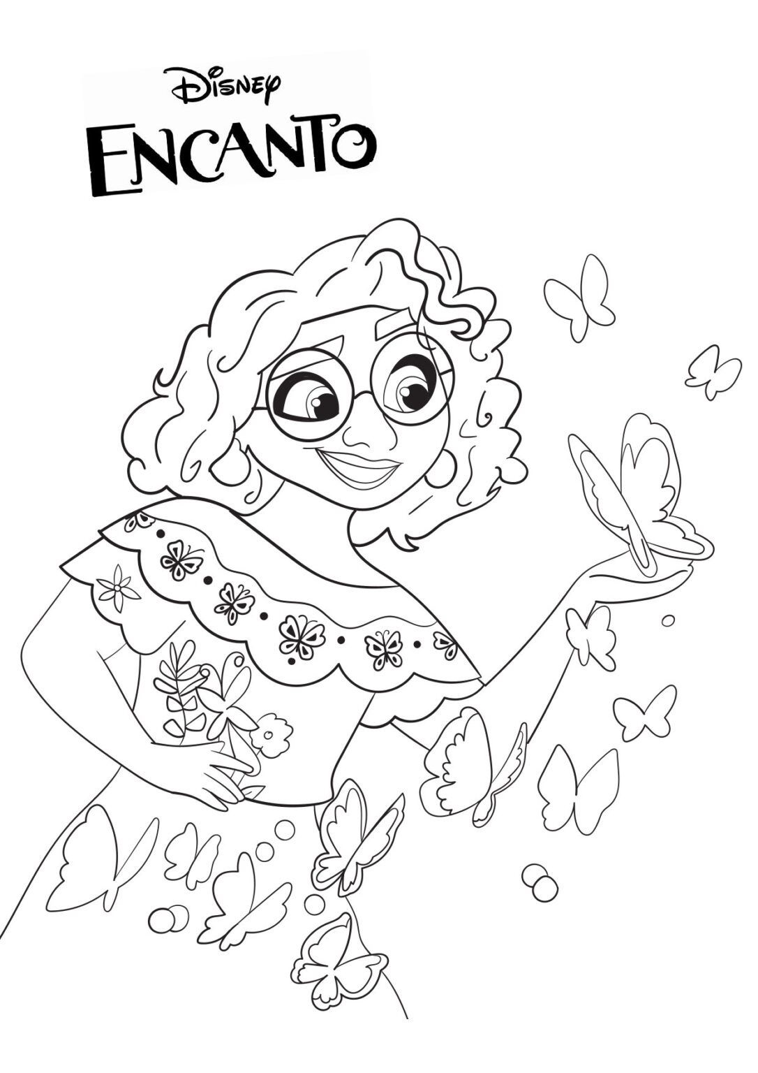 Free Encanto Coloring Pages Printable