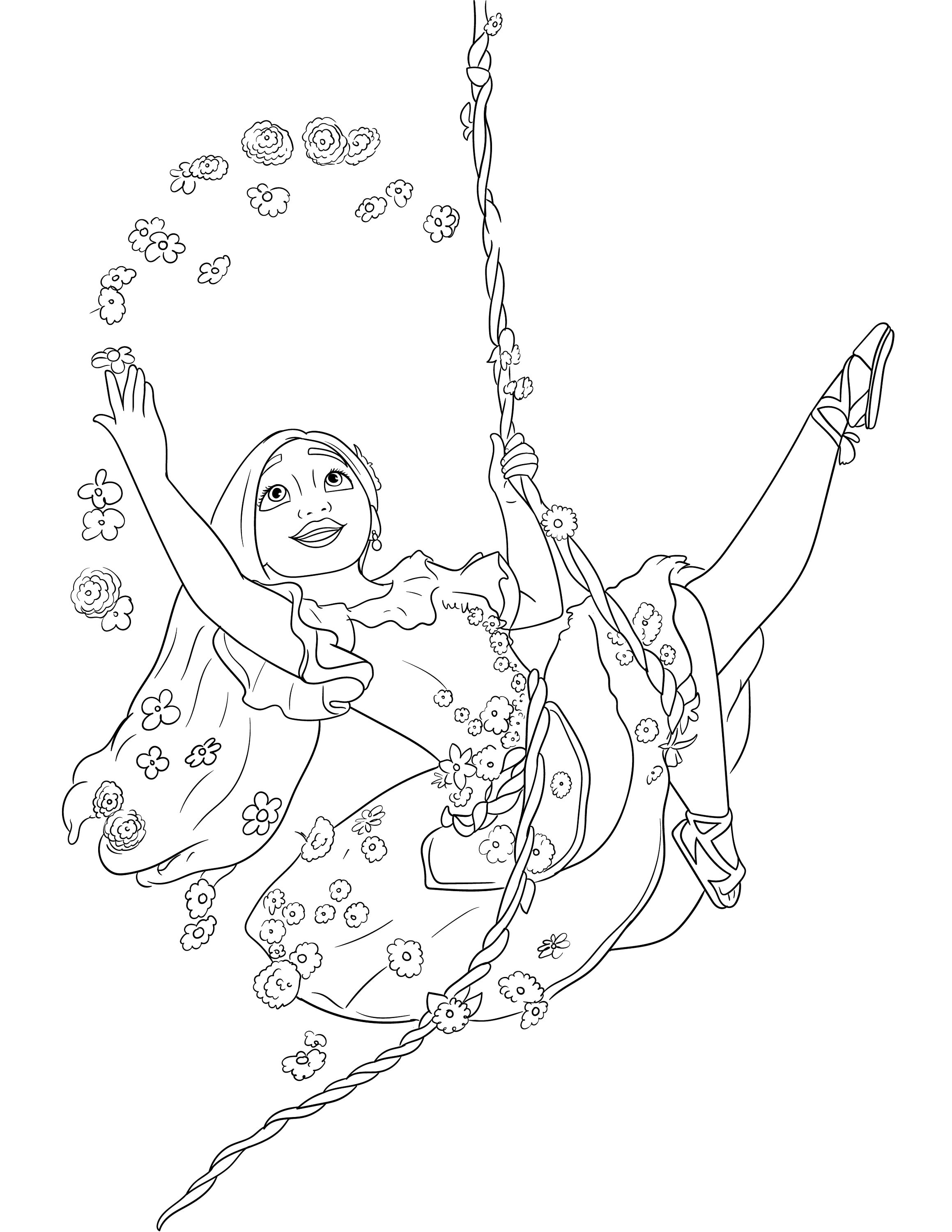 Isabela Encanto Coloring Pages