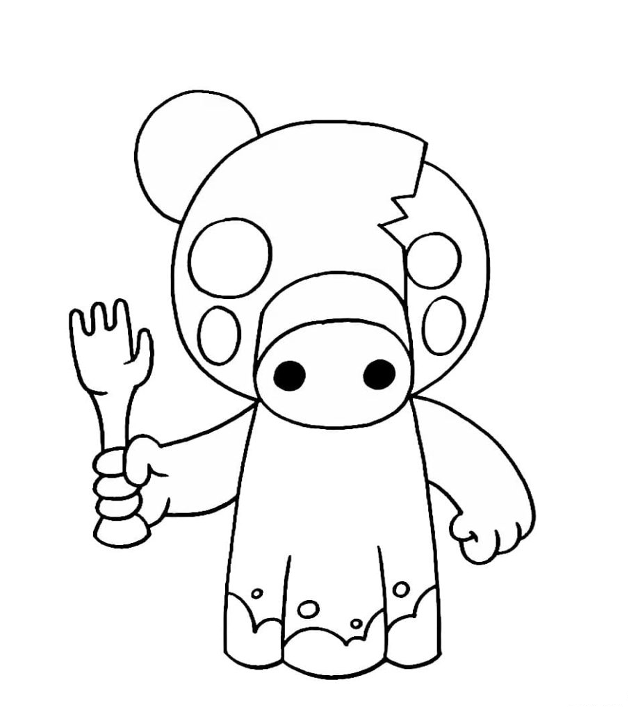 Piggy Coloring Pages