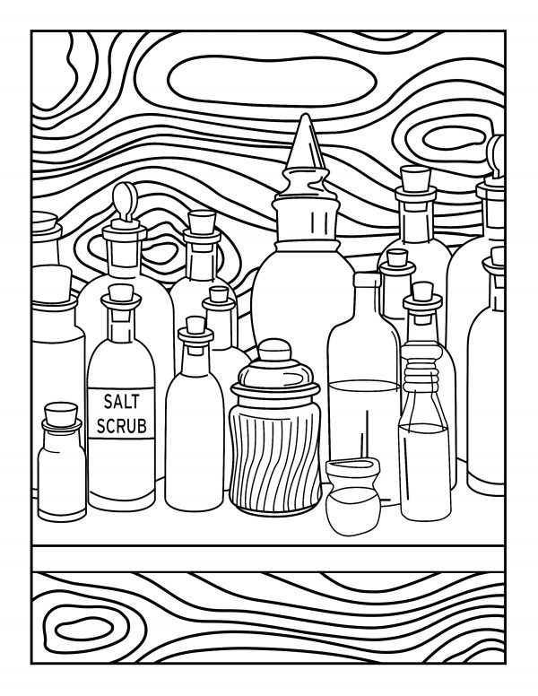 Printable Preppy Coloring Pages