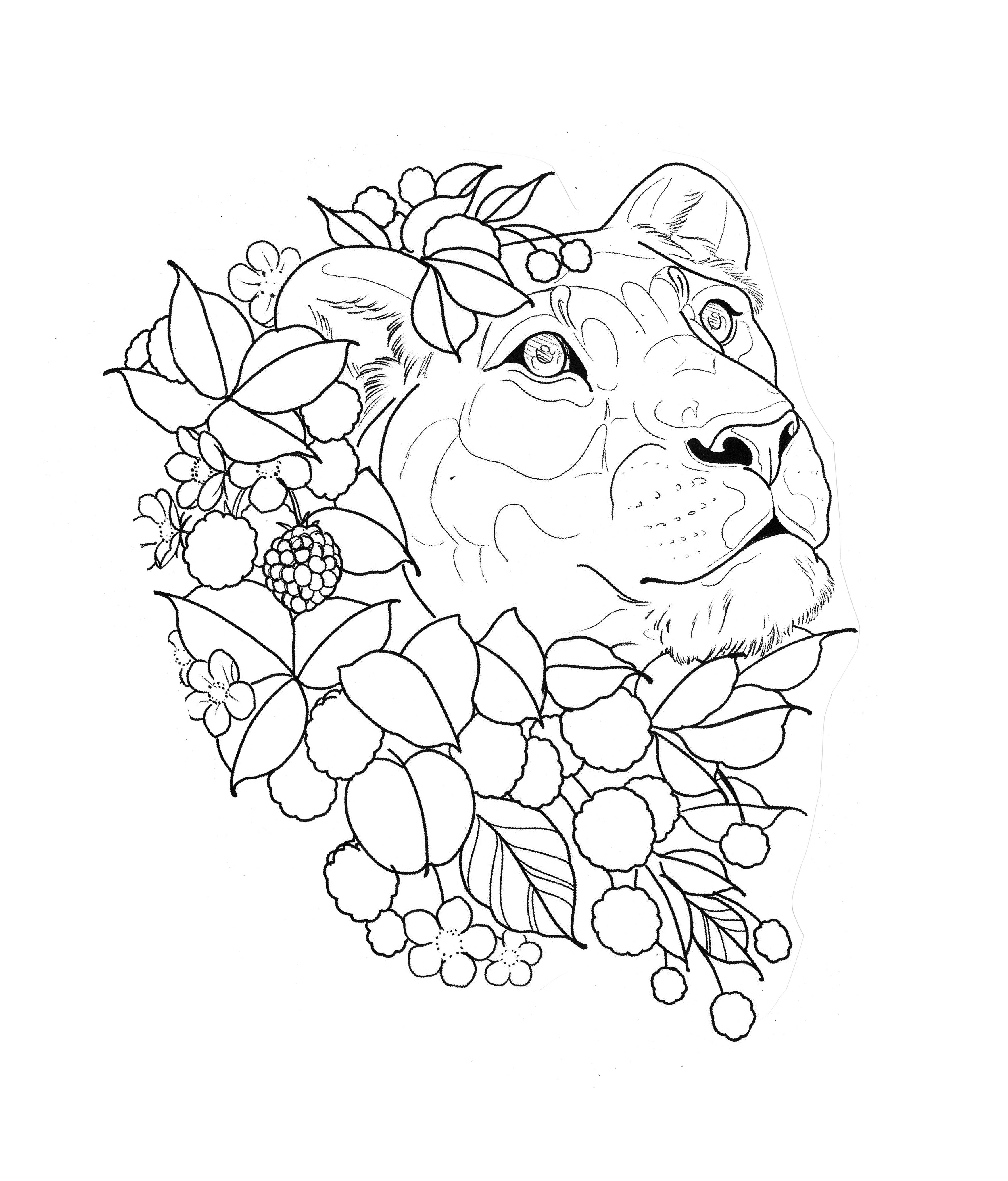 Printable Tattoo Coloring Pages