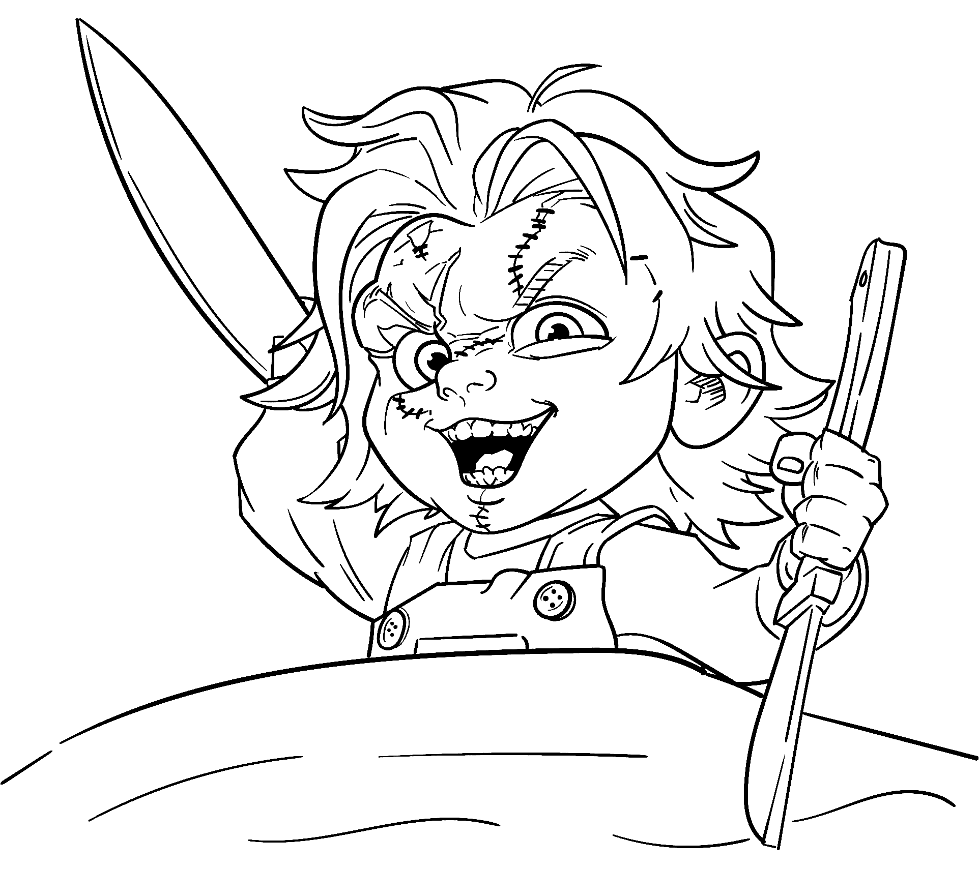 Chucky Free Printable coloring pages