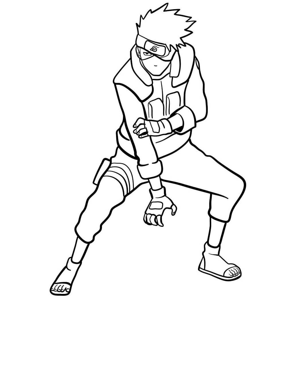 Kakashi Coloring Sheets