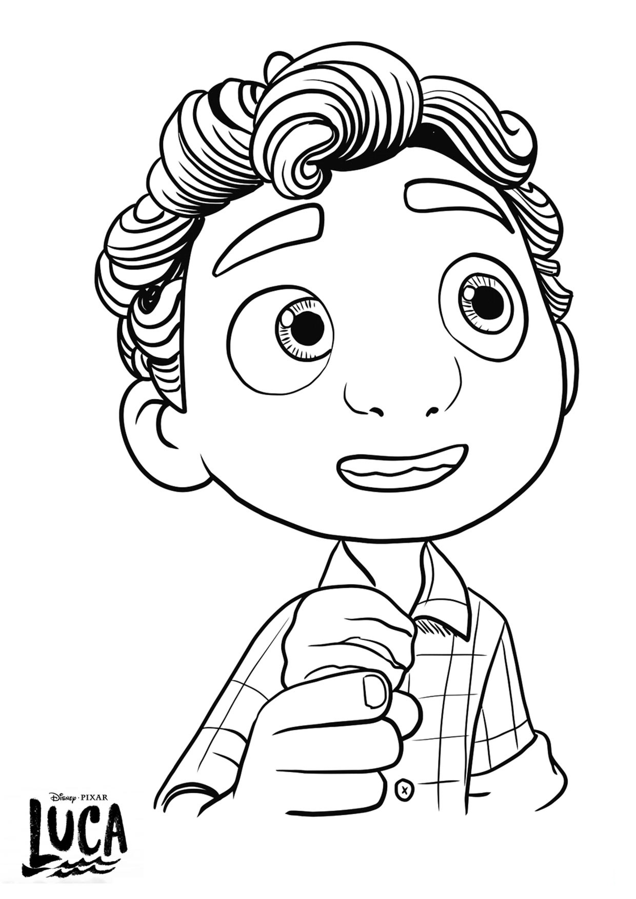 Pixar Luca Coloring Pages