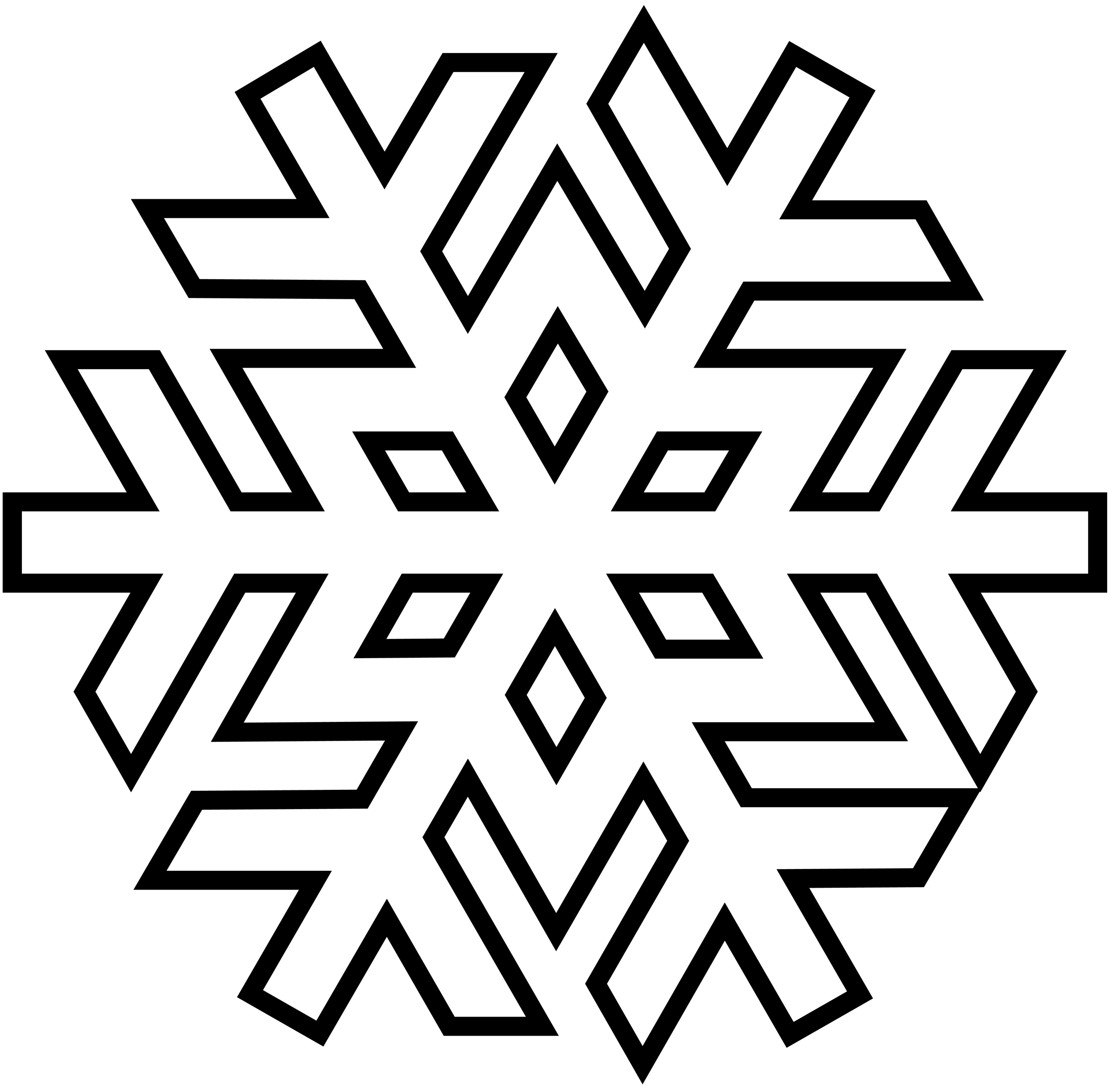 Snowflake Coloring Pages