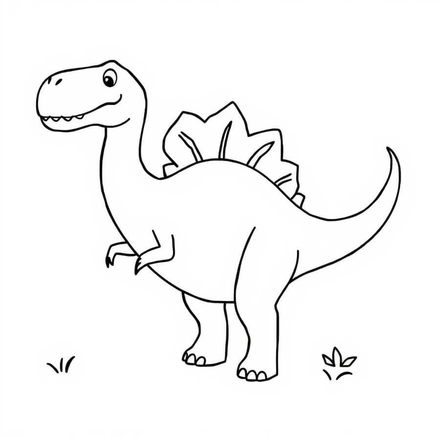 Dinosaurs Coloring Pages For toddlers
