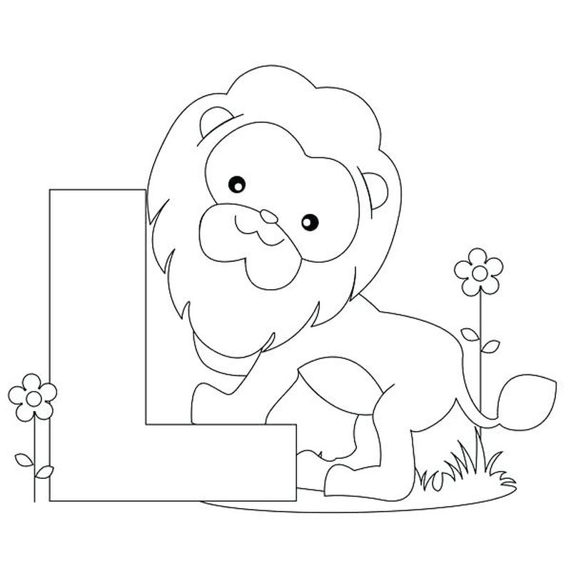 Alphabet Coloring Pages A