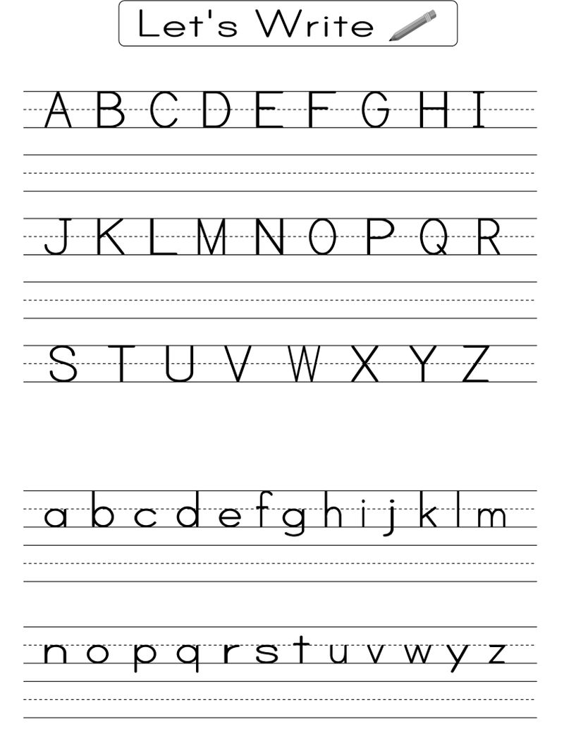 Alphabet Worksheets