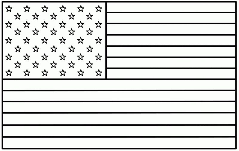 American Flag Coloring Pages Printable