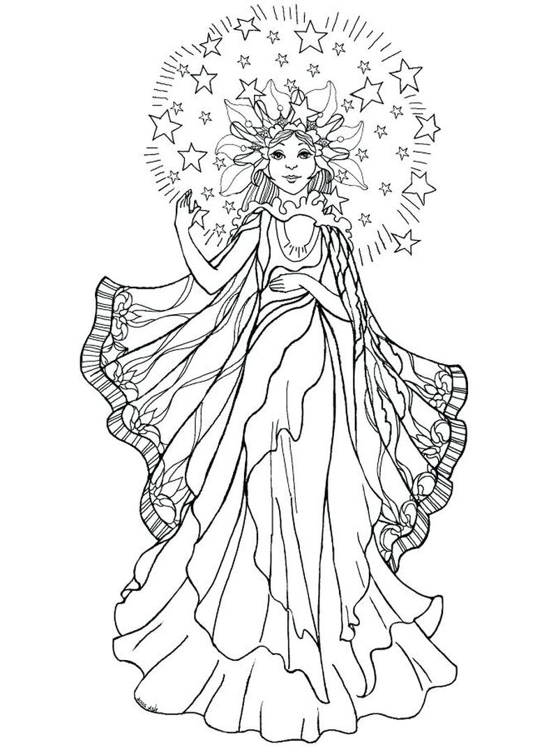 Angel Wings Coloring Pages To Print