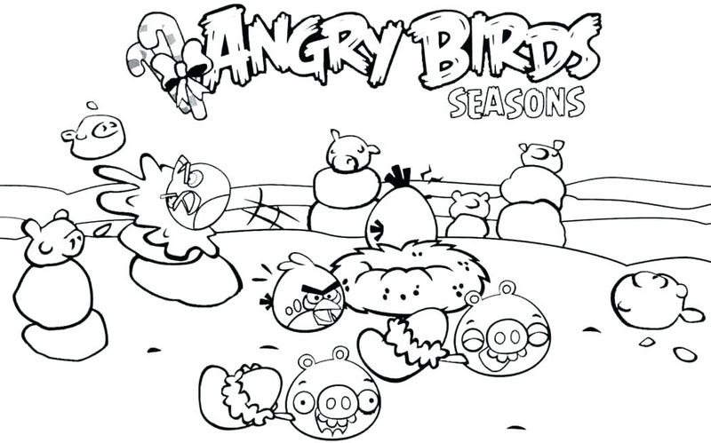 Angry Birds Black Bird Coloring Pages