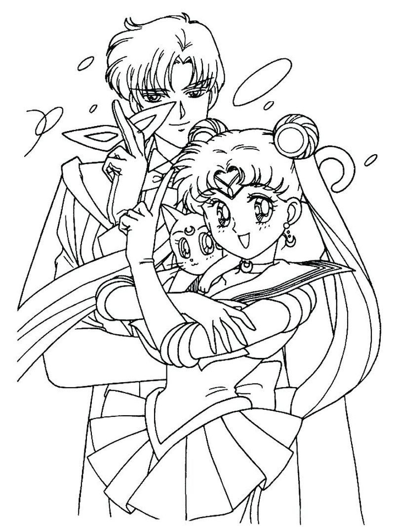 Anime Coloring Pages Sailor Moon