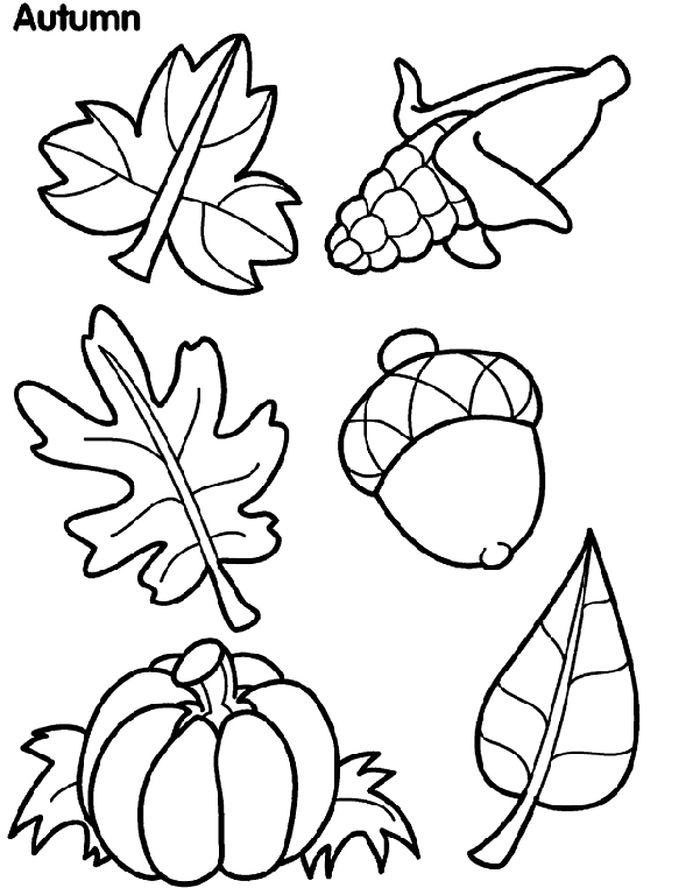 Autumn Leaves Coloring Pages