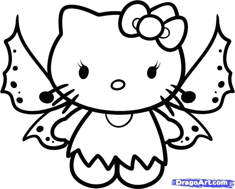 Baby Hello Kitty Coloring Pages