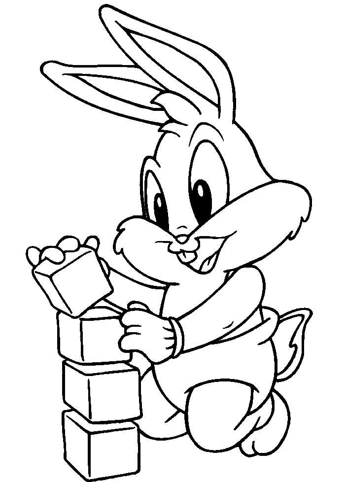 Baby Looney Tunes Coloring Page