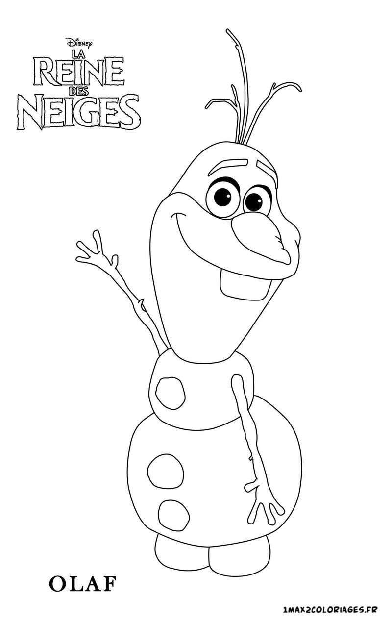 Baby Olaf Coloring Pages