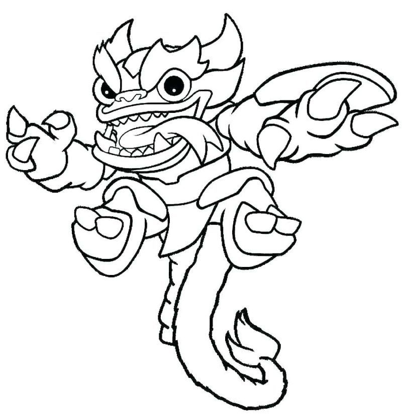 Baby Skylanders Coloring Pages