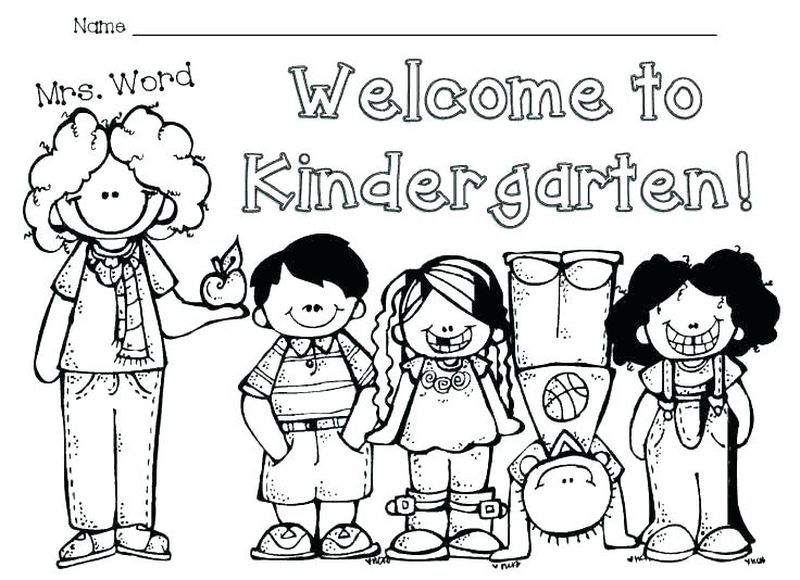 Back To School Supplies Coloring Pages